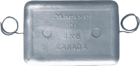 Martyr CMPPW Zinc Hull Anode, 5 x 9″
