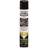 Rust-Oleum Turbo Black Truck Bed Coating Spray 24 oz, Pack of 6