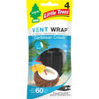 Little Trees Vent Wrap Caribbean Colada Scent Car Air Freshener Solid
