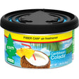 Little Trees Fiber Can Caribbean Colada Scent Car Air Freshener Solid, Pack of 4