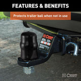 CURT 2 in. Hitch Ball Cover