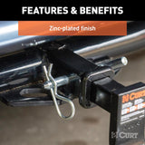CURT Hitch Pin and Adapter