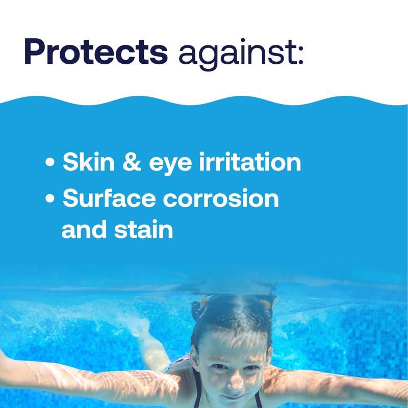 HTH Pool Care Granule pH Plus 4 lb, Pack of 4