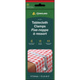 Coghlan's Silver Steel Tablecloth Clamps 6 pk