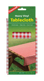 Coghlan's Red Vinyl Tablecloth 54 in. L X 72 in. W
