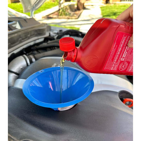 Midwest Can Blue 5 in. H Polyethylene 1 pt Funnel