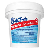 O-ACE-sis 3″ Tablet Trichlor 5 lb, Pack of 8, Pack of 8