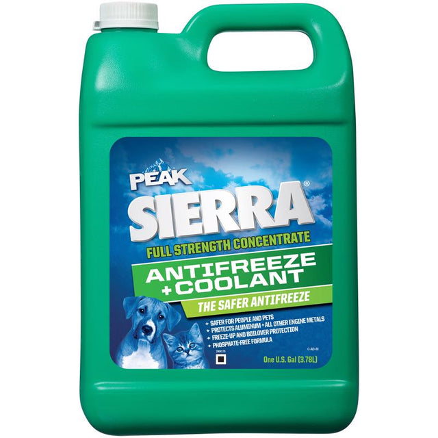 Peak Sierra Concentrated Antifreeze/Coolant 1 gal, Pack of 6