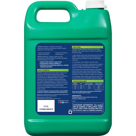 Peak Sierra Concentrated Antifreeze/Coolant 1 gal, Pack of 6