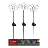 Alpine Assorted Metal 34 in. H Outdoor Garden Stake, Pack of 12