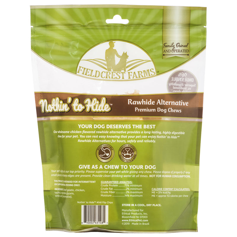 Fieldcrest Farms Nothin' to Hide Chicken Grain Free Chews For Dogs 10 pk