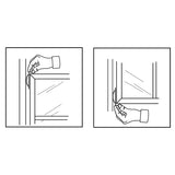 Prime-Line F 2537 Window Sash Spring, Upper or Lower Corner Mounting, Steel, Zinc