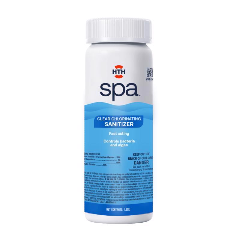 HTH Spa Powder Chlorinating Sanitizer 2.25 lb, Pack of 6