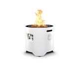 Ukiah Voyager 20 in. W Stainless Steel Round Propane Fire Pit with Sound System