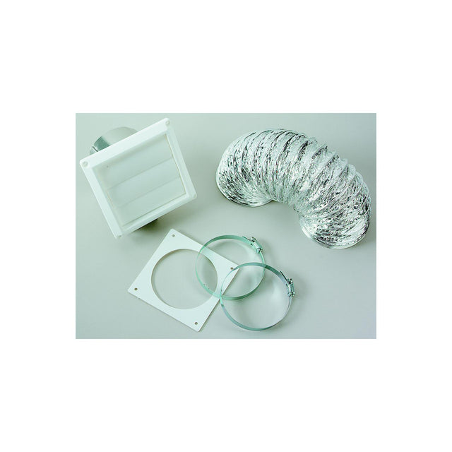 Splendide VI422 Paintable 4  Dryer Vent Kit W/ Louvered Cover