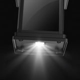 Feit Solar Fixtures 7 in. Solar Power Metal Square Bronze Hanging Pathway Light, Pack of 3