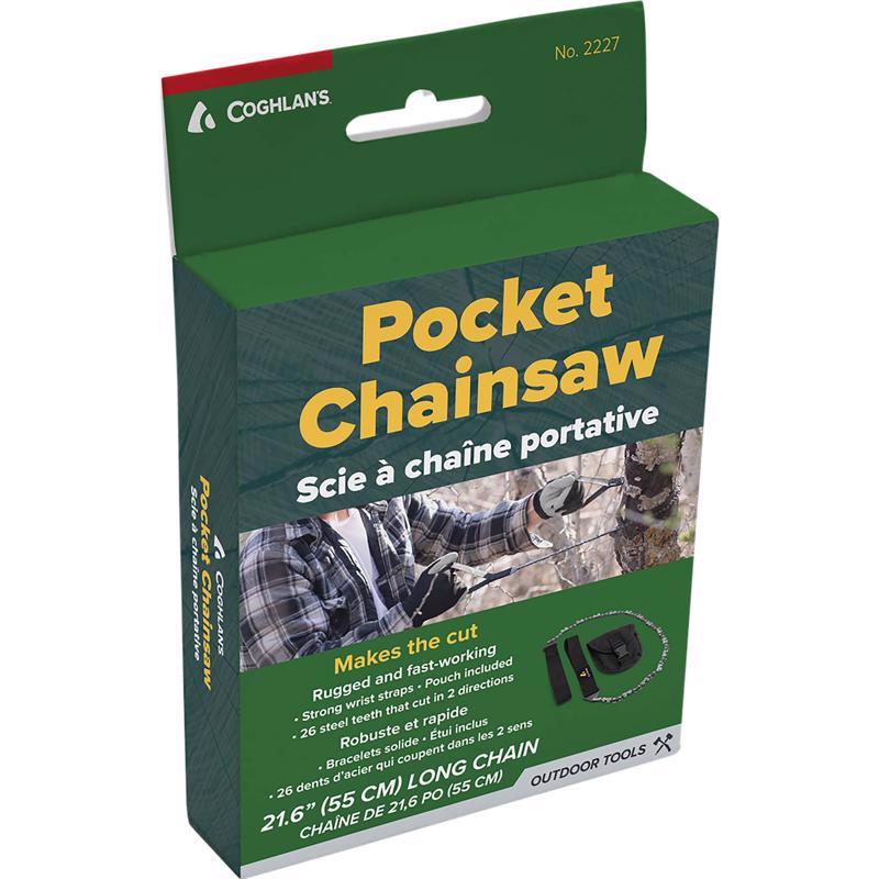 Coghlan's Black Pocket Chainsaw 6.14 in. H X 4 in. W X 21.6 in. L 1 each