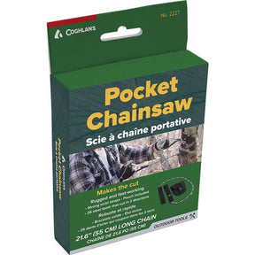 Coghlan's Black Pocket Chainsaw 6.14 in. H X 4 in. W X 21.6 in. L 1 each