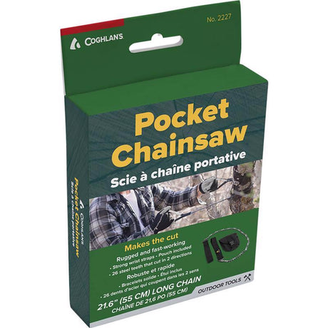 Coghlan's Black Pocket Chainsaw 6.14 in. H X 4 in. W X 21.6 in. L 1 each