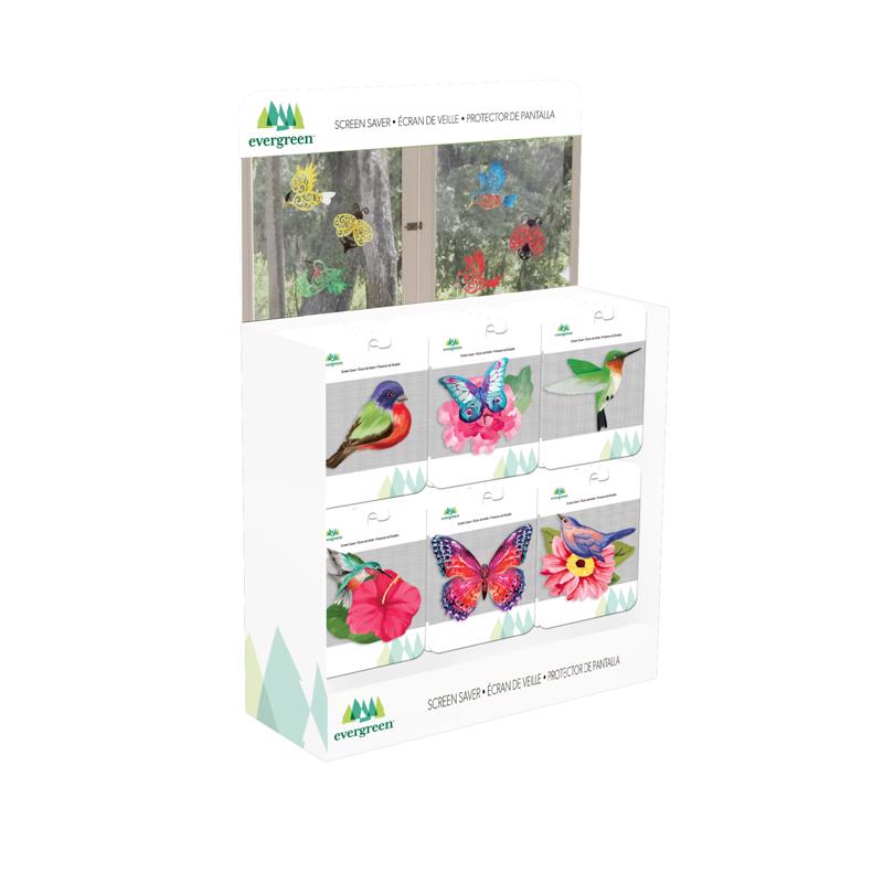 Meadowcreek Assorted Metal 4.25 in. H Screen Savers Outdoor Decoration, Pack of 78