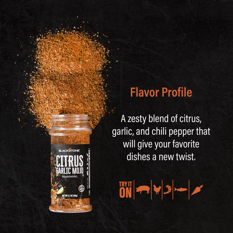 Blackstone Citrus Garlic Mojo BBQ Seasoning 5.7 oz