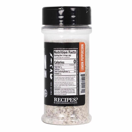 Blackstone Lemon Peppercorn BBQ Seasoning 6.7 oz