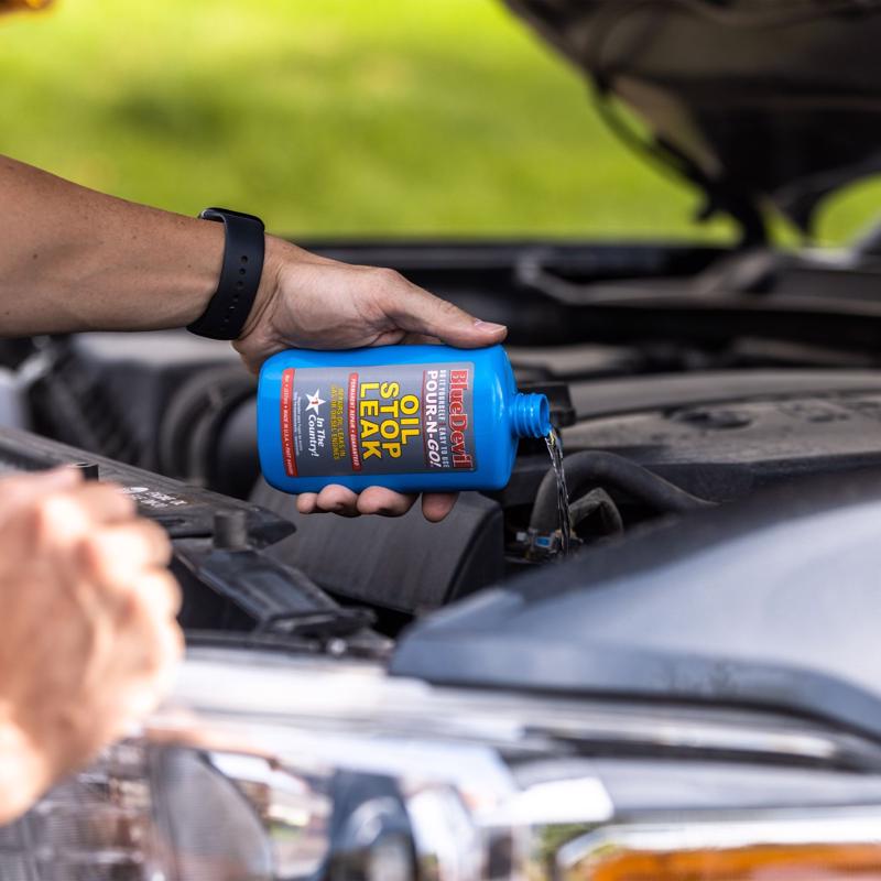 Blue Devil Pour-N-Go Oil Stop Leak For Multi-Purpose 8 oz
