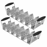 Blackstone Deluxe Stainless Steel Taco Tray 17.71 in. L X 4.5 in. W 2 pk