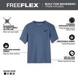 Milwaukee M Short Sleeve Men's Crew Neck Blue Hybrid Work Tee Shirt