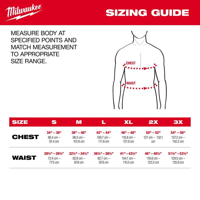 Milwaukee XXL Short Sleeve Men's Crew Neck Gray Hybrid Work Tee Shirt