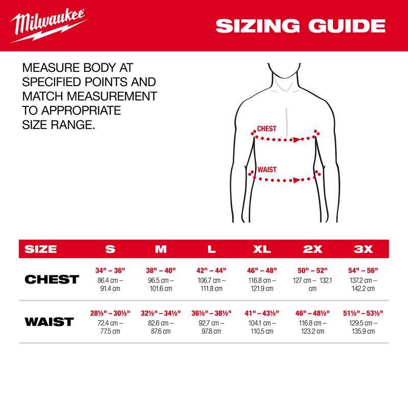 Milwaukee XXL Long Sleeve Men's Crew Neck Gray Hybrid Work Tee Shirt