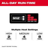 Milwaukee M12 M Sleeveless Women's Full-Zip Heated Vest (Vest Only) Black