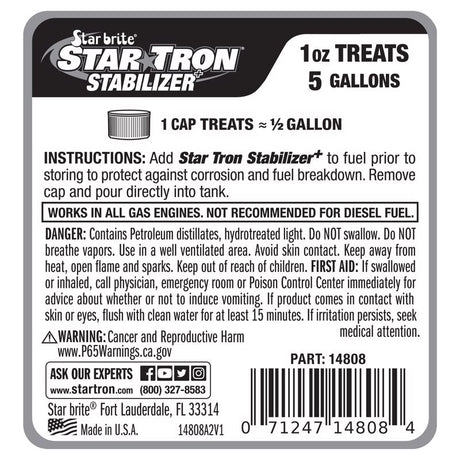 Star brite Star Tron Gasoline Fuel Stabilizer 8 oz