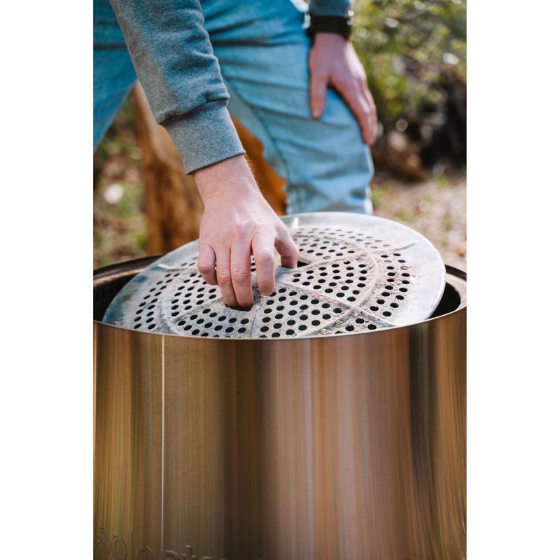 Solo Stove Ranger 15 in. W Stainless Steel Round Multi-Fuel Fire Pit with Stand