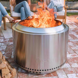 Solo Stove Yukon 2.0 27 in. W Stainless Steel Round Multi-Fuel Fire Pit with Stand