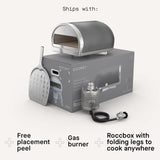 Gozney Roccbox, Propane Gas Outdoor Pizza Oven Gray