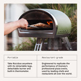 Gozney Roccbox, Propane Gas Outdoor Pizza Oven Olive