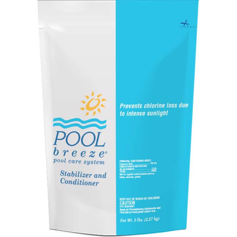 Pool Breeze Granule Stabilizer 5 lb, Pack of 8