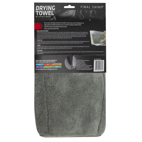 Viking 24 in. L X 24 in. W Microfiber Car Drying Towel 1 pk