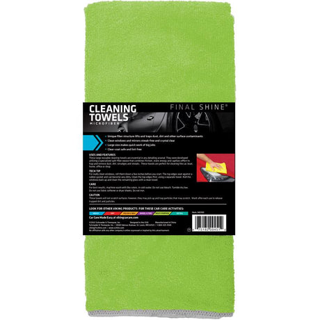 Viking 24 in. L X 16 in. W Microfiber Cleaning Towel 3 pk