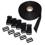 Bulk-Strap 1 in. W X 51 ft. L Black Strap 167 lb 1 pk, Pack of 10