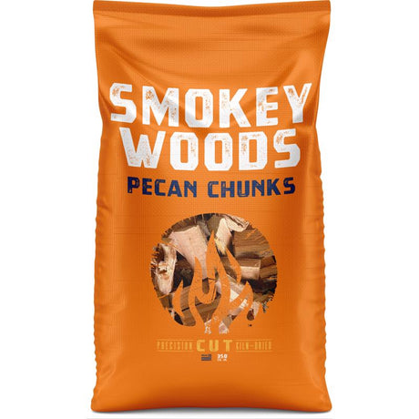 Smokey Woods All Natural Pecan Wood Smoking Chunks 350 cu in