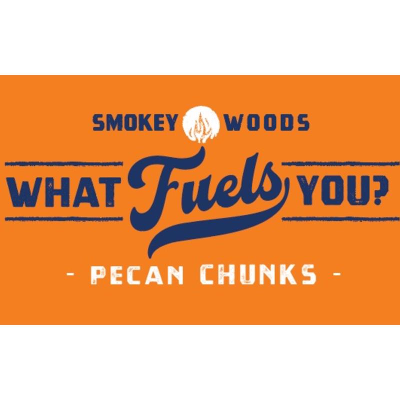Smokey Woods All Natural Pecan Wood Smoking Chunks 350 cu in