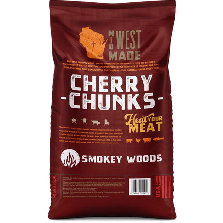 Smokey Woods All Natural Cherry Wood Smoking Chunks 350 cu in