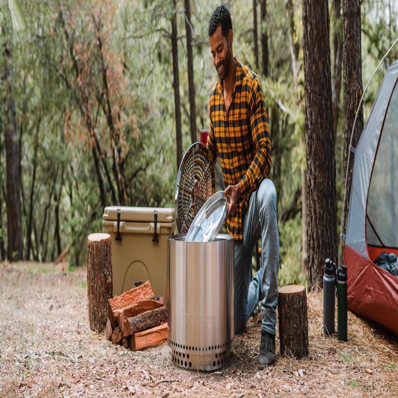 Solo Stove Bonfire 2.0 19.5 in. W Stainless Steel Round Multi-Fuel Fire Pit