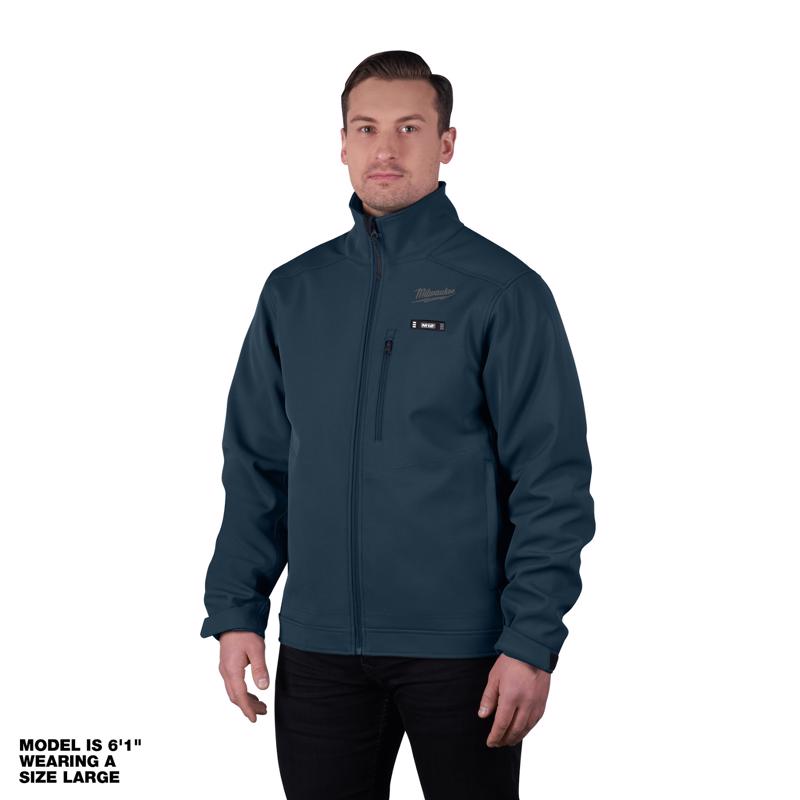 Milwaukee M12 L Long Sleeve Unisex Full-Zip Cordless Heated Jacket Blue