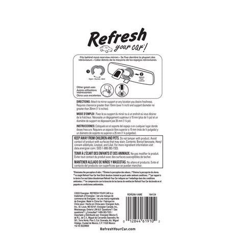 Refresh Your Car! Air Freshener 1 pk, Pack of 6