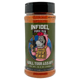 Grill Your Ass Off Infidel Pork Bar-B-Q Rub/Seasoning 10.5 oz