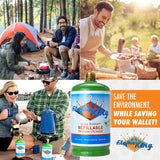 Flame King 16.4 oz Steel LP Tank Refill