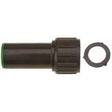 Raindrip 321G00UB Adapter, 3/4 x 1/2 in Connection, FPT x Compression, Plastic, Black